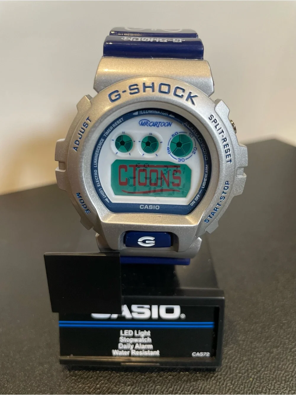 G-Shock “Mr. Cartoon” DW6900 - Navy Blue/Silver